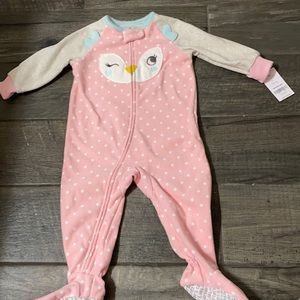 Carter’s baby girl fleece pajamas